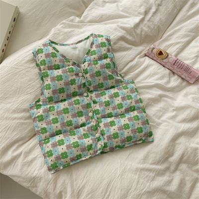 Toamnă Iarnă Copii Veste Mantoane 1-6 ani Veste calde pentru băieți Culoarea imprimată Sugari Bumbac căptușit Veste unisex pentru copii