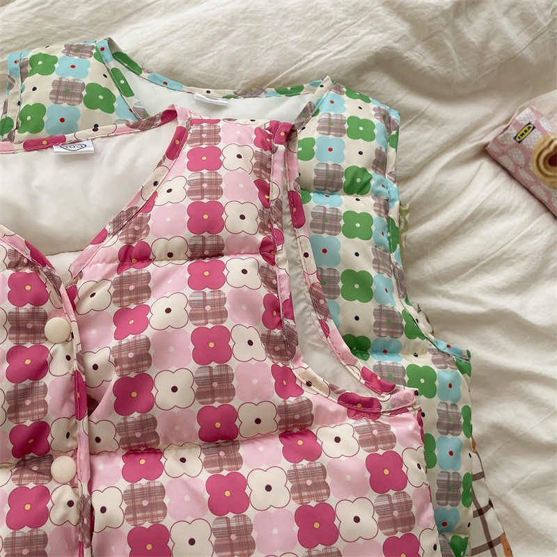 Toamnă Iarnă Copii Veste Mantoane 1-6 ani Veste calde pentru băieți Culoarea imprimată Sugari Bumbac căptușit Veste unisex pentru copii