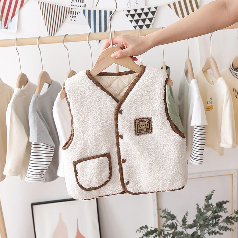 Nova deblja odjeća za bebe, dječake, djevojčice, dječji prsluk iz crtića, dječji ležerni kostim od flisa, jesen, zima, dječja moda, topla vanjska odjeća