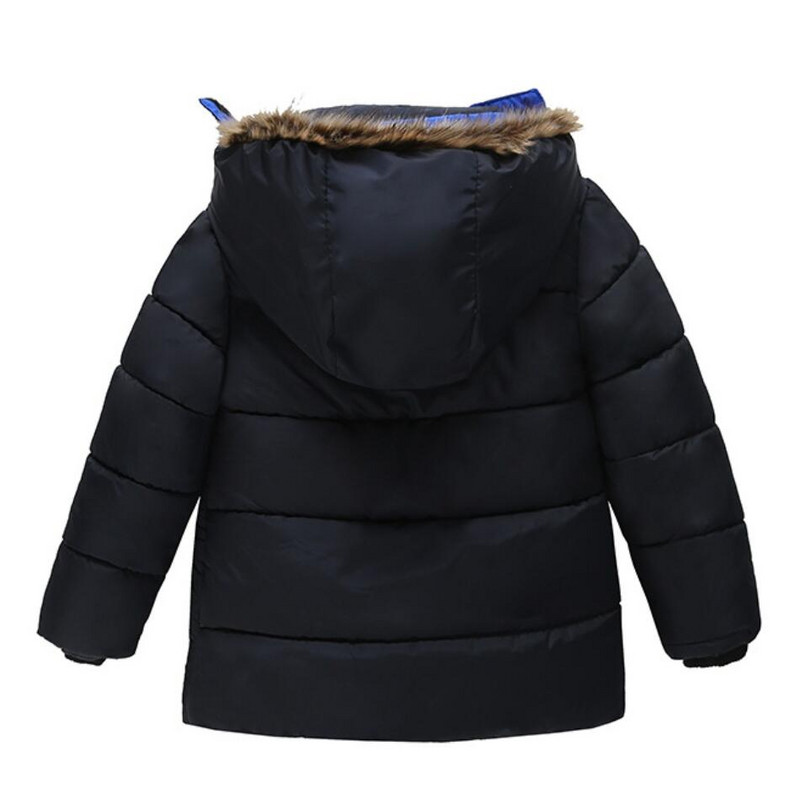 Jachete de iarnă pentru băieți la modă 2021, cu glugă, îmbrăcăminte exterioară caldă, îmbrăcăminte pentru copii, groasă de pluș, parka caldă, haine de bumbac pentru băiat.