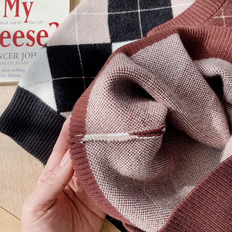 Vestă tricotată pentru copii în stil coreean, 2023, nouă modă, școală, haine pentru băieți, vestă fără mâneci pentru fete, îmbrăcăminte exterioară