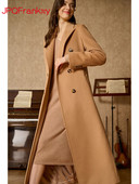 Toamnă/Iarnă 2023, nouă haină de damă, cămilă, culoare uni