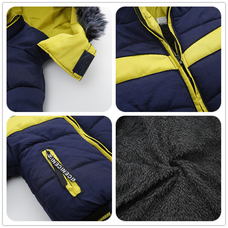 Jakna za dječake 2022. Jesen Zima Jakna za dječake Dječja topla gornja odjeća s kapuljačom Kaput za dječake Odjeća Dječja jakna 2 3 4 5 godina