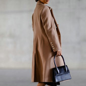 Zimski kaput Kardigan dugih rukava koji održava toplinu Spušteni ovratnik Ženski jesenski kaput Ženski zimski kaput za posao