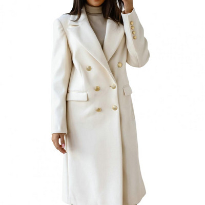 Zimski kaput Kardigan dugih rukava koji održava toplinu Spušteni ovratnik Ženski jesenski kaput Ženski zimski kaput za posao