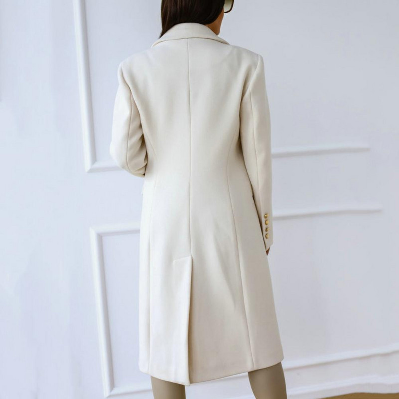 Zimski kaput Kardigan dugih rukava koji održava toplinu Spušteni ovratnik Ženski jesenski kaput Ženski zimski kaput za posao