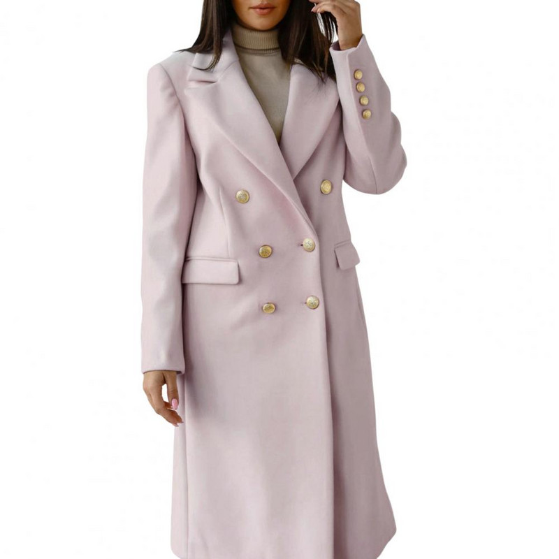 Zimski kaput Kardigan dugih rukava koji održava toplinu Spušteni ovratnik Ženski jesenski kaput Ženski zimski kaput za posao