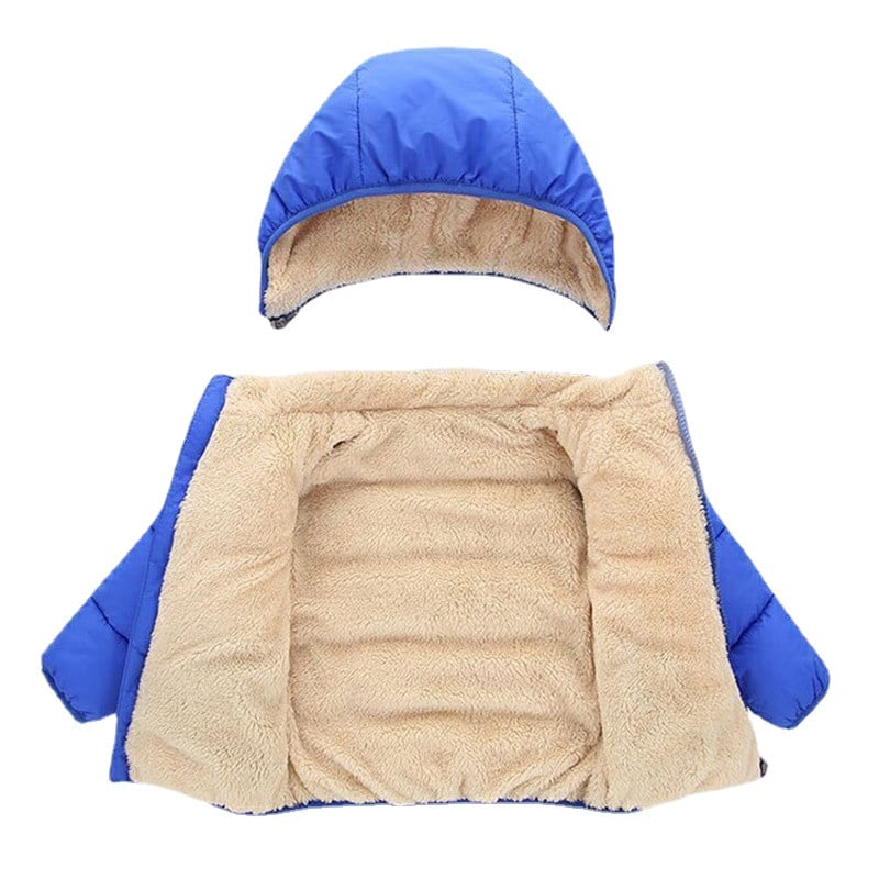 Dječja pamučna puhasta jakna od kašmira Zimska debela topla parka s kapuljačom Gornja odjeća za djecu, dječake, djevojčice od 1 do 6 godina
