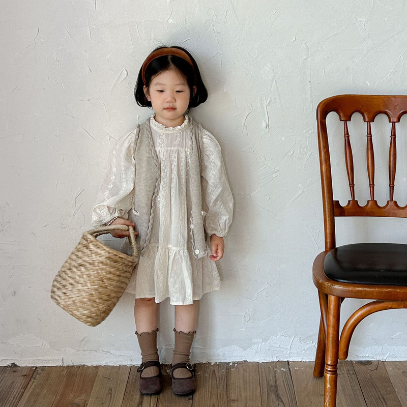 Vestă tricotată pentru fete vintage, în stil coreean, cu decolteu în V, cardigan fără mâneci