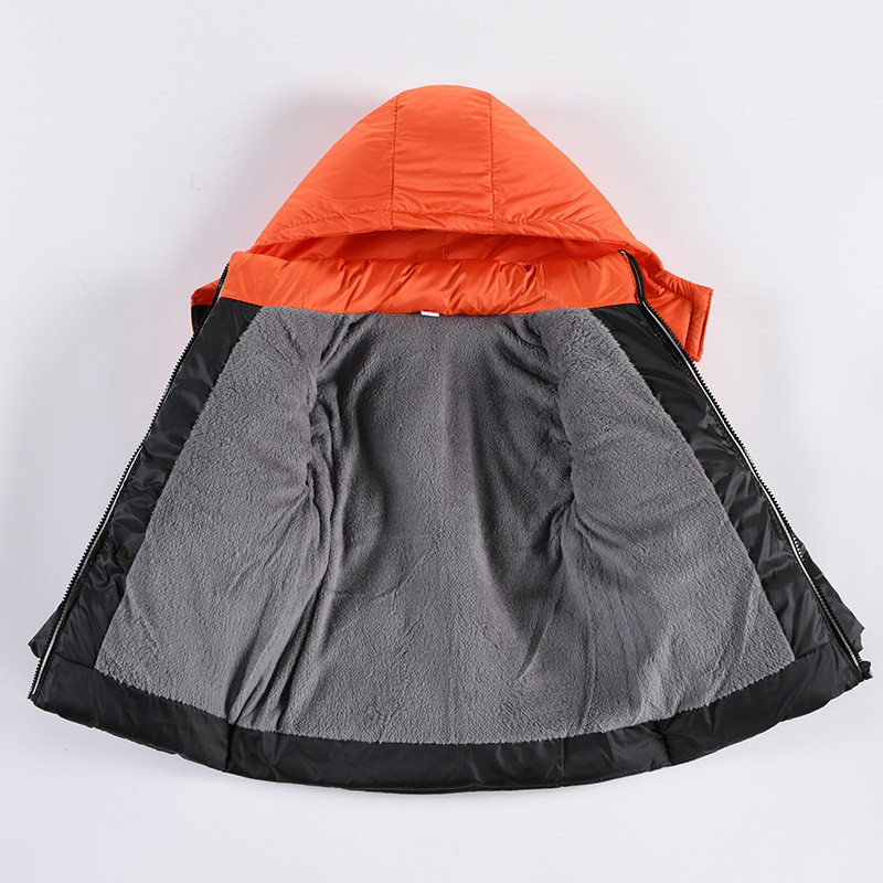 Hladna zimska jakna za dječake za djecu Kaputi Dječja topla gornja odjeća s kapuljačom Debeli kaput od flisa za dječake Odjeća Kostim 2 3 4 5 6 Y