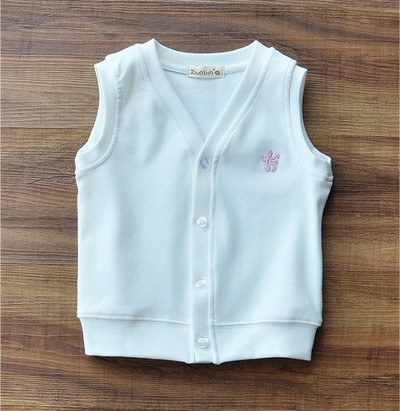 Vestă pentru copii pentru fată și băiat, ocazional, din bumbac, haine exterioare pentru copii, haine, cu decolteu în V, vestă fără mâneci, jachetă RT550