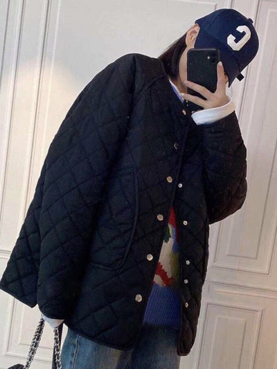 KBAT Zimske ženske parke Pamučne podstavljene jakne Ležerne tople parke otporne na vjetar Preveliki kaput Modne ženske vanjske parke