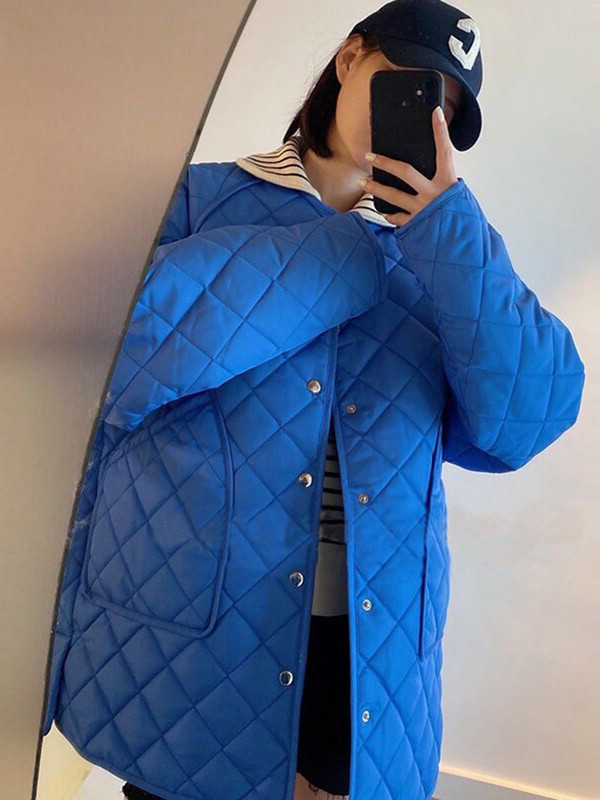 KBAT Zimske ženske parke Pamučne podstavljene jakne Ležerne tople parke otporne na vjetar Preveliki kaput Modne ženske vanjske parke