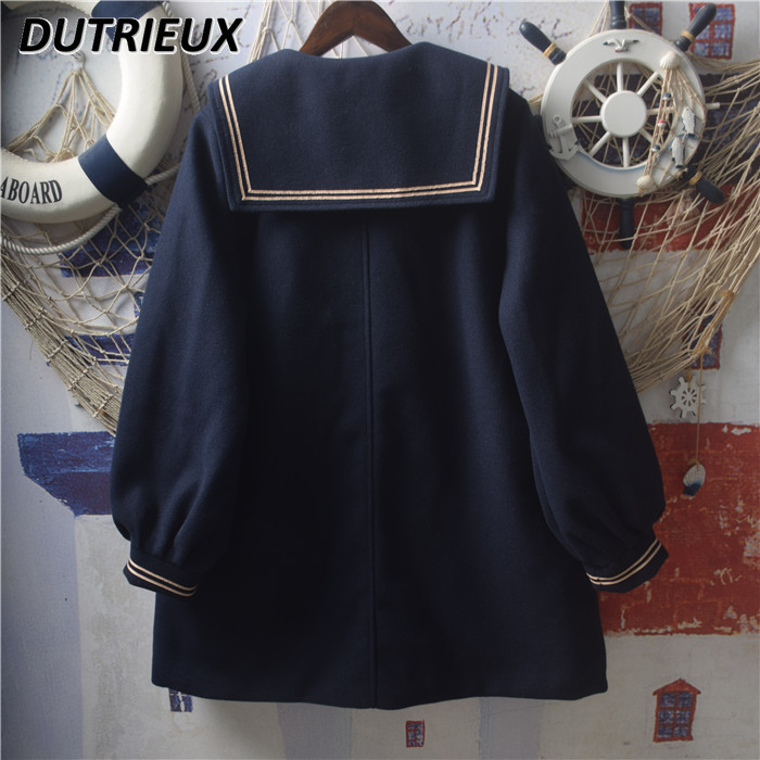 Jachetă de iarnă pentru femei în stil japonez, stil japonez, jachetă lungă, căptușită, îngroșată, JK.