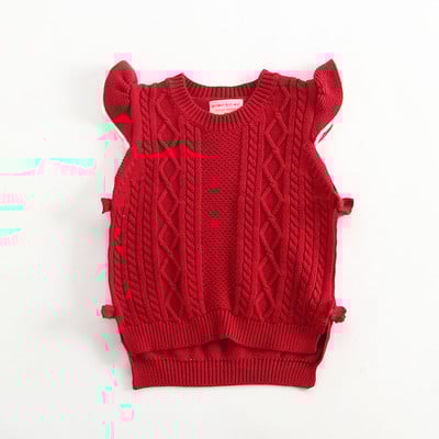 2021 coreeană primăvară toamnă fete tricotat pulover vestă fără mâneci Pulover Topuri fete vestă DT253