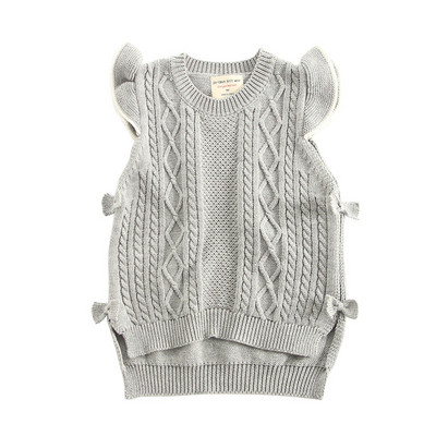 2021 coreeană primăvară toamnă fete tricotat pulover vestă fără mâneci Pulover Topuri fete vestă DT253