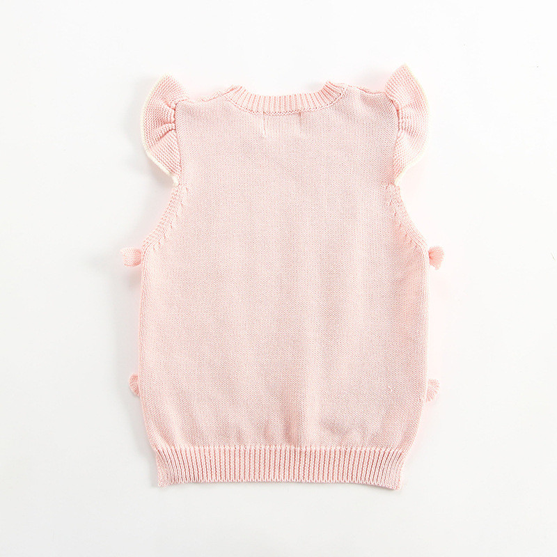 2021 coreeană primăvară toamnă fete tricotat pulover vestă fără mâneci Pulover Topuri fete vestă DT253