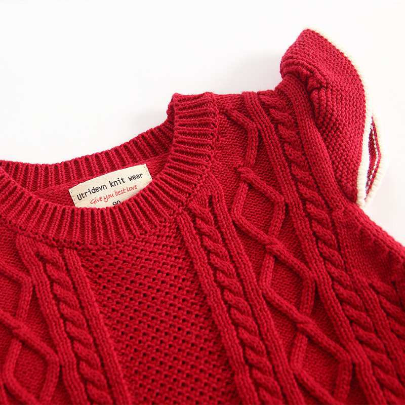 2021 coreeană primăvară toamnă fete tricotat pulover vestă fără mâneci Pulover Topuri fete vestă DT253