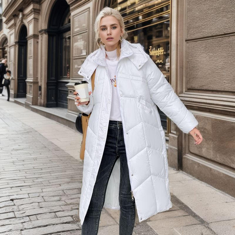 2023. Zimske ženske parke jakne Ležerne jakne s kapuljačom, topli topli pamučno podstavljeni kaput Ženske ženske jakne s patentnim zatvaračima Gornja odjeća Parke