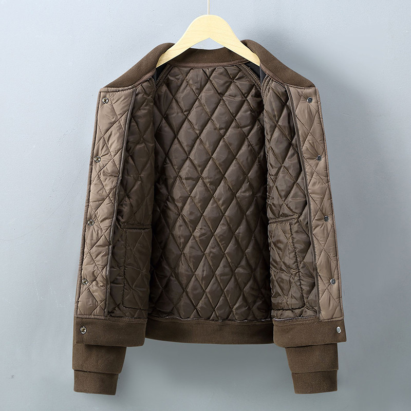 Jachetă de baseball de toamnă de epocă pentru femei, jachetă bomber Y2K, ultra ușoară, caldă, ocazională, îmbrăcăminte exterioară din bumbac