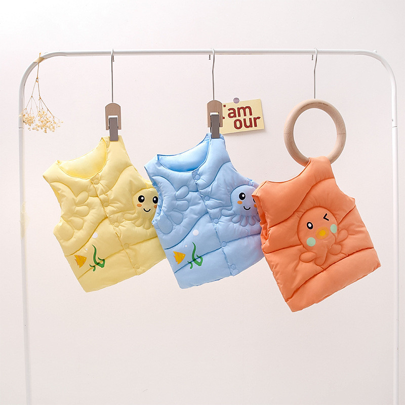 Veste pentru bebeluși pentru băieți, haină drăguță din bumbac, noua primăvară, toamnă iarnă, 2021 pentru copii, vestă caldă fără mâneci pentru copii, veste pentru fete