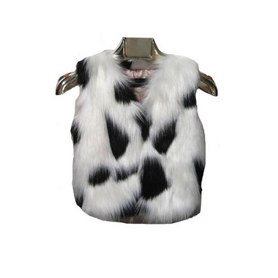 Veste Kažokādas Ziemas Sezona 2023 Eiropa Universāls stils Amerikas jaka Bērnu apģērbi bez piedurknēm kroku, vienkārši