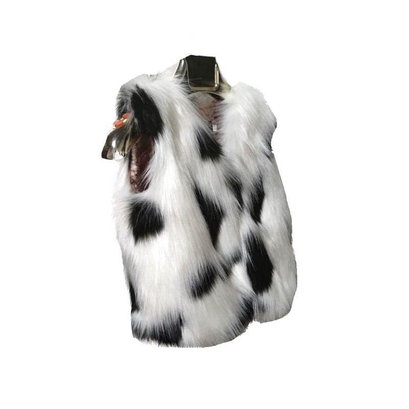 Veste Kažokādas Ziemas Sezona 2023 Eiropa Universāls stils Amerikas jaka Bērnu apģērbi bez piedurknēm kroku, vienkārši