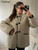 Toamnă Iarnă Paltoane cu blană Moda Casual Jachete largi pentru damă Jachete cu mânecă lungă pentru femei Jachete 2023 Manteau Femme