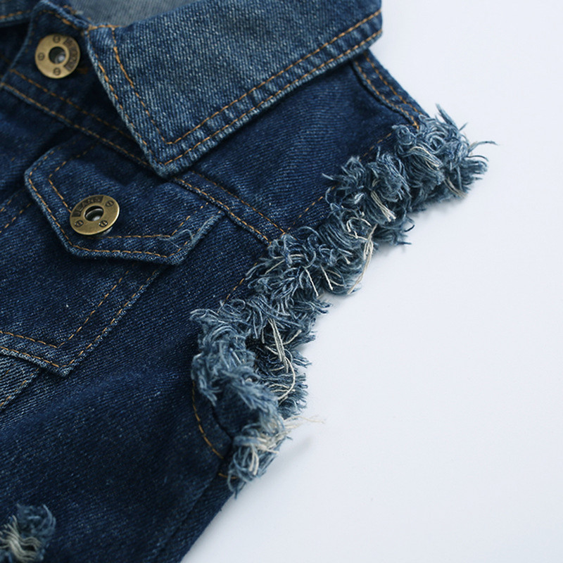 1-8T dječji prsluk Prsluk za bebe dječake Traperice Babe Jakna Traper prsluci Gornja odjeća Dječja odjeća Proljetna jesen Odjeća Jakna za dječake