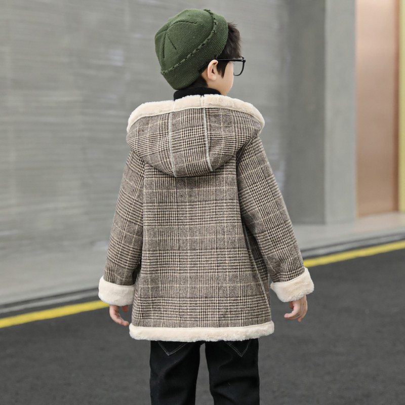 Kaput za dječaka Debeli topli kaput za dječaka Ležeran stil Dječja jakna Zimska jesen Dječja odjeća za dječake 6 8 10 12 14