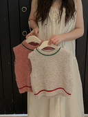 Vestă nouă de toamnă Îmbrăcăminte pentru copii pentru fete Jachetă simplă cu totul asortat Pulover cu gâtul O culoare solidă drăguț fără mâneci tricotat