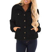 Jachete de iarnă pentru femei mărimi mari Îmbrăcăminte de toamnă pentru femei Jachetă din lână din lână de miel Jachetă cardigan scurtă de iarnă