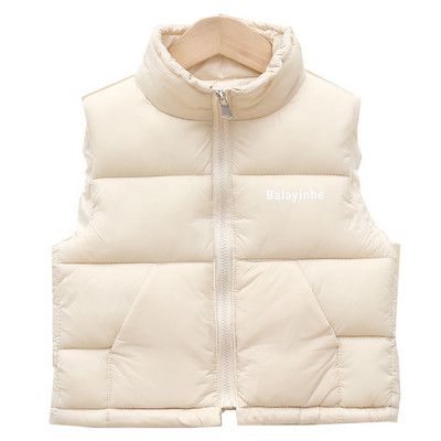 Zimski dječak plus baršunasti topli prsluk 2-12-godišnja djevojčica ležerna labava jakna bez rukava zadebljana modna dječja odjeća 2023.