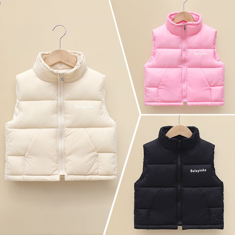 Zimski dječak plus baršunasti topli prsluk 2-12-godišnja djevojčica ležerna labava jakna bez rukava zadebljana modna dječja odjeća 2023.