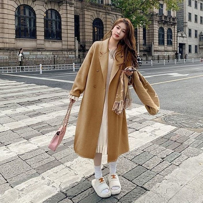 Paltoane de iarnă pentru femei 2024 Nou în epocă Harajuku Moda Toamnă Îmbrăcăminte pentru femei Top cu mânecă lungă Trench în stil coreean Trench lung