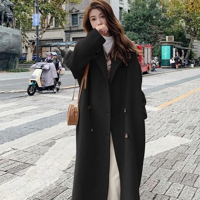 Paltoane de iarnă pentru femei 2024 Nou în epocă Harajuku Moda Toamnă Îmbrăcăminte pentru femei Top cu mânecă lungă Trench în stil coreean Trench lung