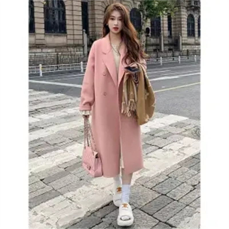 Paltoane de iarnă pentru femei 2024 Nou în epocă Harajuku Moda Toamnă Îmbrăcăminte pentru femei Top cu mânecă lungă Trench în stil coreean Trench lung