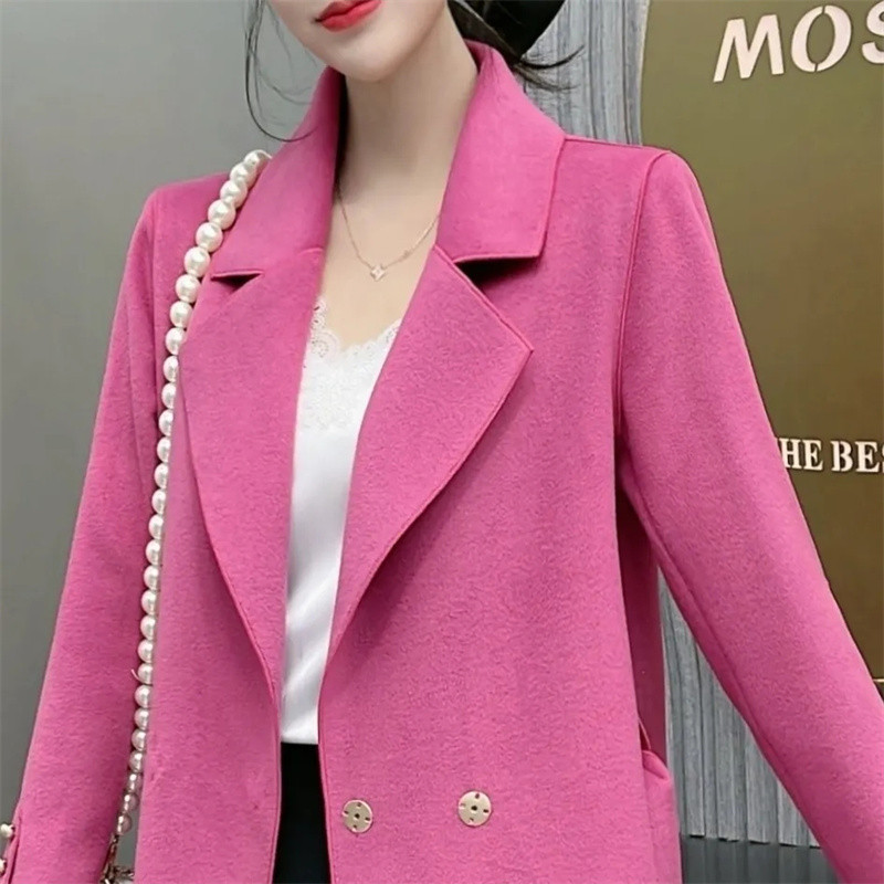 Női gyapjú kabát dzseki női hosszú öves gyapjú 2023 új téli ősz meleg divat gyapjú keverékek felsőruházat Abrigo Mujer