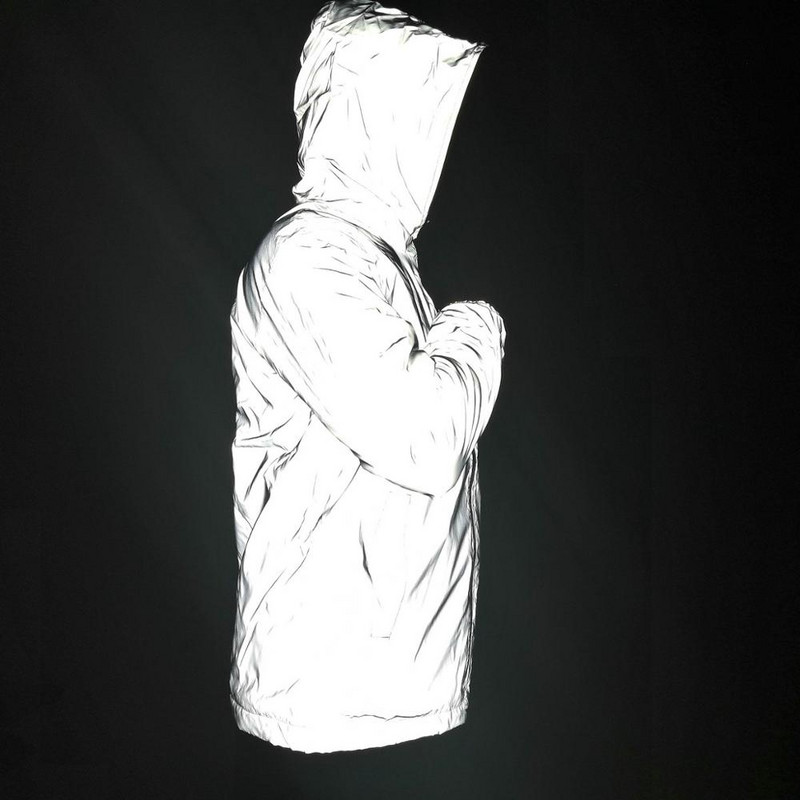 Nova ženska reflektirajuća jakna iz 2023. Muškarci Djevojke Lagani svjetleći kaput Dječaci Hip Hop Ulična odjeća Skateboard Vodootporna vanjska odjeća Hoodies