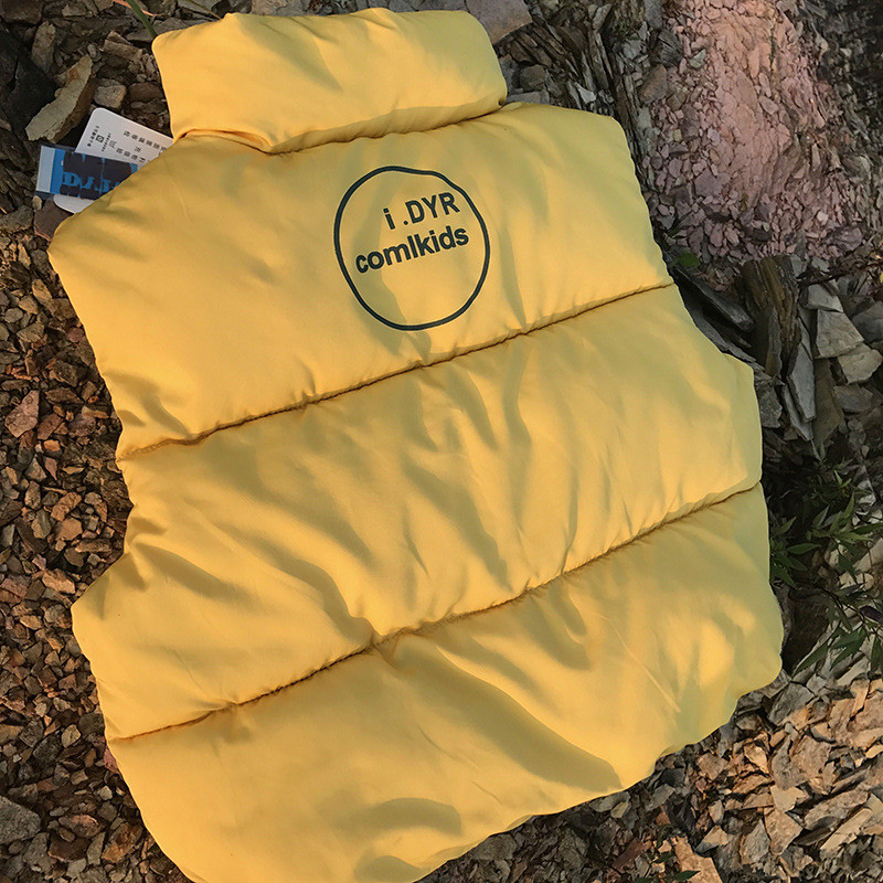 Veste pentru copii de iarnă Paltoane stil coreean băiat fată Jachete de culoare pură Îmbrăcăminte pentru copii îmbrăcăminte exterioară cu gât înalt Veste calde rezistente la vânt