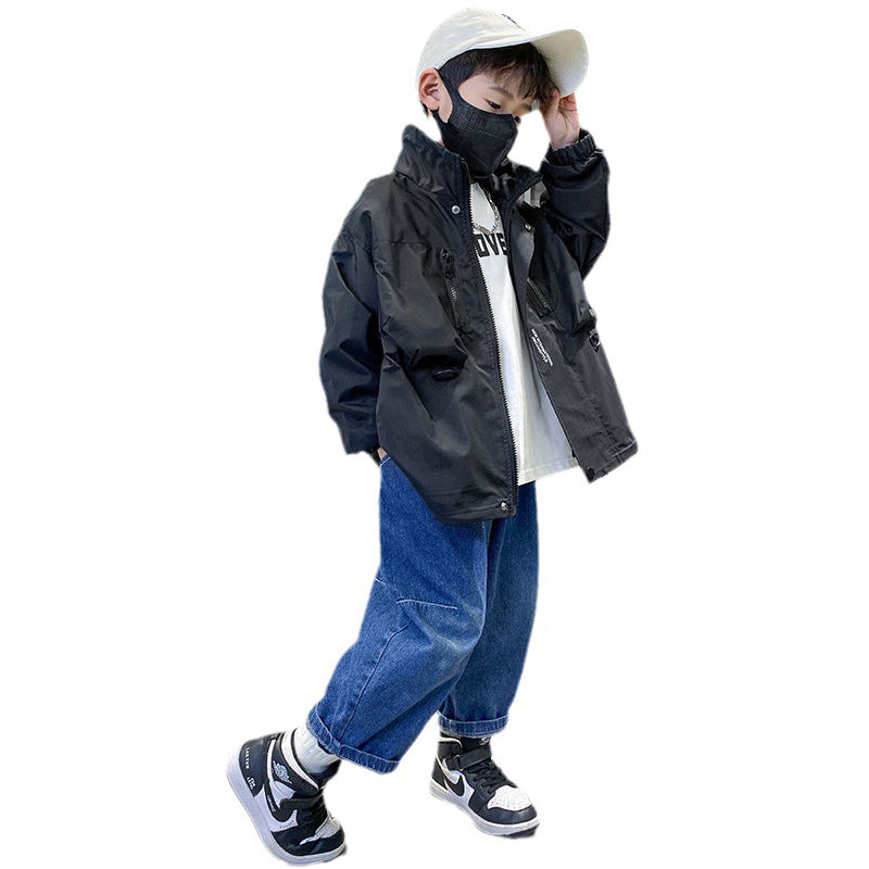 Dimensiuni mari, primăvară, toamnă, adolescenți, băieți, haine, ocazional, în aer liber, hanorac, pentru copii, 4-12 ani, copii frumoși, jachete de vânt