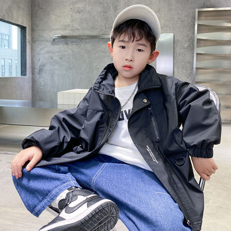 Dimensiuni mari, primăvară, toamnă, adolescenți, băieți, haine, ocazional, în aer liber, hanorac, pentru copii, 4-12 ani, copii frumoși, jachete de vânt