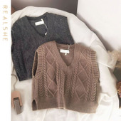 Haine pentru copii Vestă pentru fete băieți tricotat solid fără mâneci Îmbrăcăminte de toamnă iarnă Vestă pentru copii Jachete calde