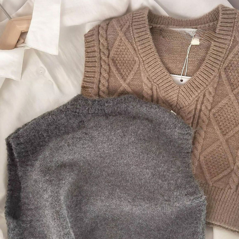 Haine pentru copii Vestă pentru fete băieți tricotat solid fără mâneci Îmbrăcăminte de toamnă iarnă Vestă pentru copii Jachete calde