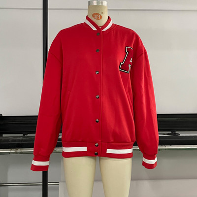 jachetă yiciya femei bomber de baseball jachete varsity iarnă nou în haine exterioare haine de exterior americane top supradimensionat pentru femei