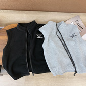 Visokokvalitetna jakna za dječake jesen 2023., prilagođena modna europska stilska cool dječja odjeća, turizam na otvorenom, ležerna