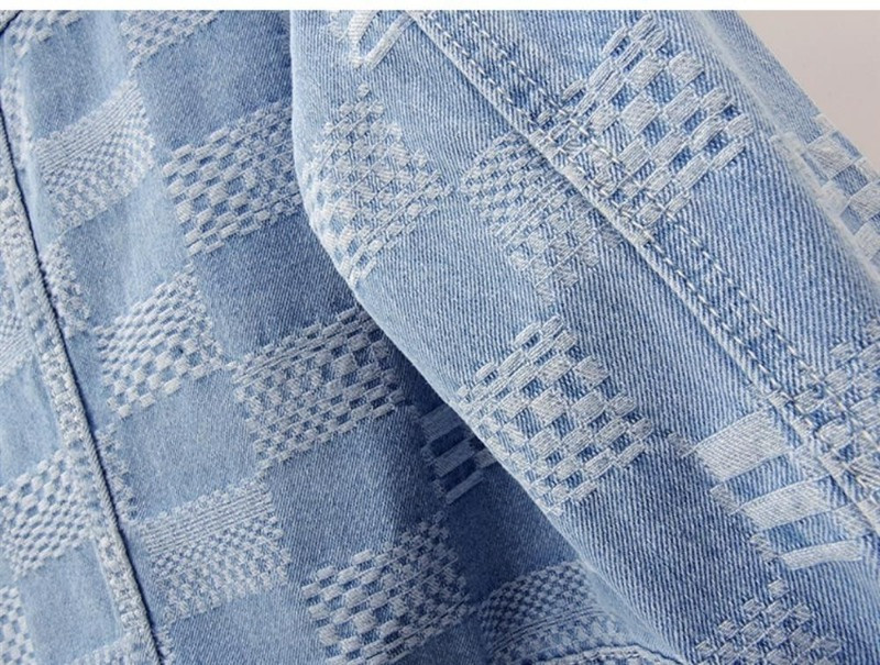 Ženske traper jakne Mornarski ovratnik Moda dugih rukava Ležerni kratki traper kaput Traperice Jakne Gornja odjeća Casaco Jaqueta Feminina