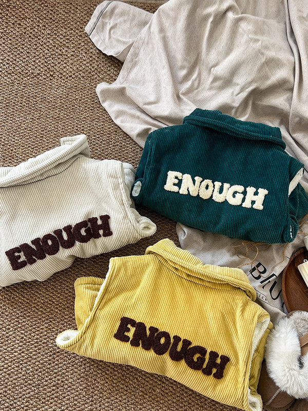 8055 Dječji kaput Zima 2023. Novi prsluk od pamučnog samta za djevojčice Ležerni kaput Plus prsluk od baršunastog prsluka za dječake