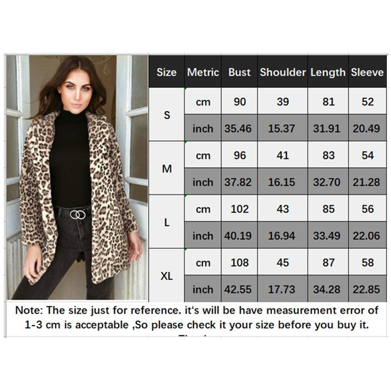 SINFEEL modni ženski ženski leopard print od umjetnog krzna plišana vunena jakna Zimska topla gornja odjeća Ulična odjeća casaco feminino
