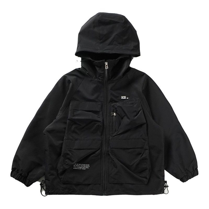 Veliki proljetni kaputi za dječake, tinejdžere, ležerna trenirka s kapuljačom za van, za djecu 5-14 godina Zgodna dječja jakna s vjetrovkom